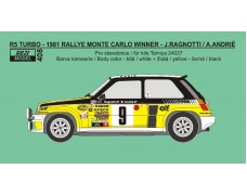 Transkit – Renault 5 Turbo - 1981 Monte Carlo / RAC - Ragnotti 1/24